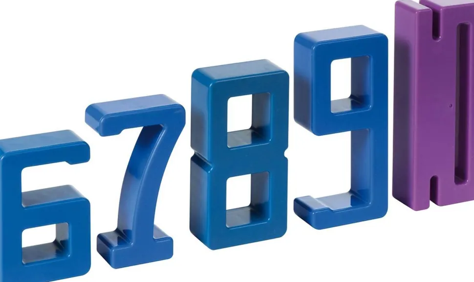 Nombres à empiler translucides, set de 17 - Eduplay