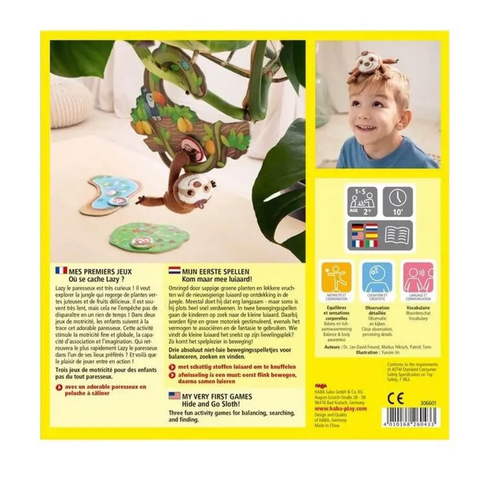 Où se cache Lazy? - Haba