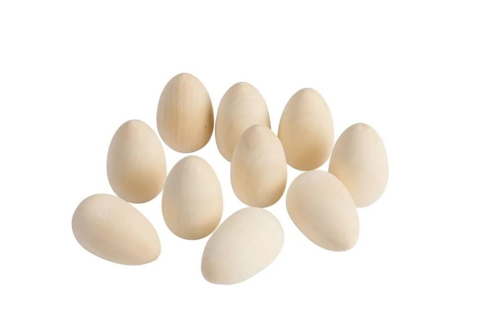 OEufs en bois, set de 10 - Eduplay