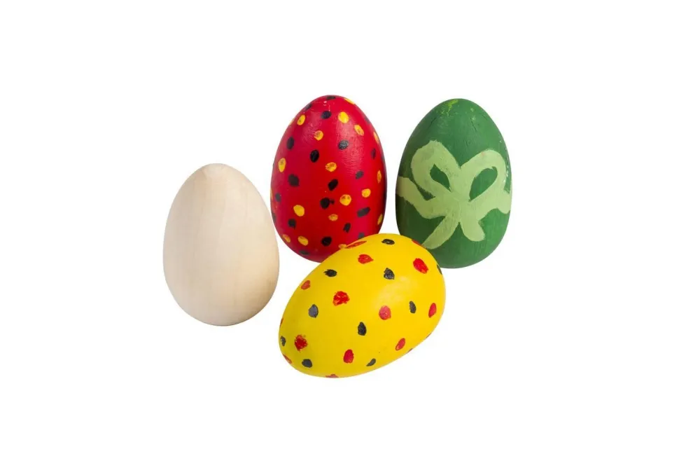 OEufs en bois, set de 10 - Eduplay