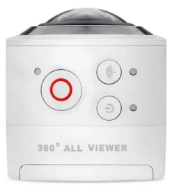 OKAA 360 Degree Panoramic Sports Action Camera WiFi 1440P 30FPS Blanche - BGD