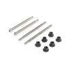 Outer Hinge Pins, 3.5mm, Electro Nickel (2): 8X - Losi - TLR