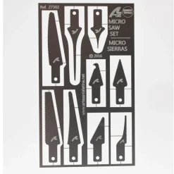 Outillage pour maquette : ensemble de micro scies - Artesania
