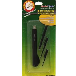 Outillage pour maquette : Mini rasoir avec 3 lames scie - Master Tools