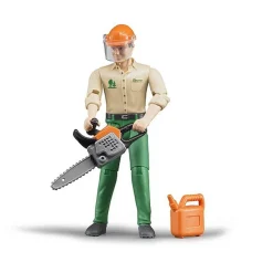 Ouvrier forestier avec accessoires - Bruder