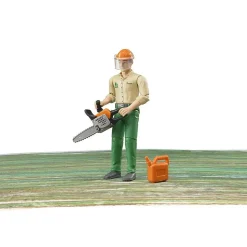 Ouvrier forestier avec accessoires - Bruder