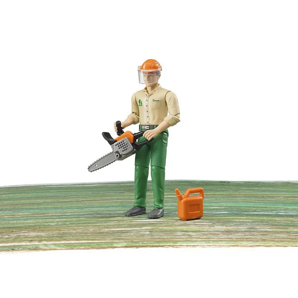 Ouvrier forestier avec accessoires - Bruder