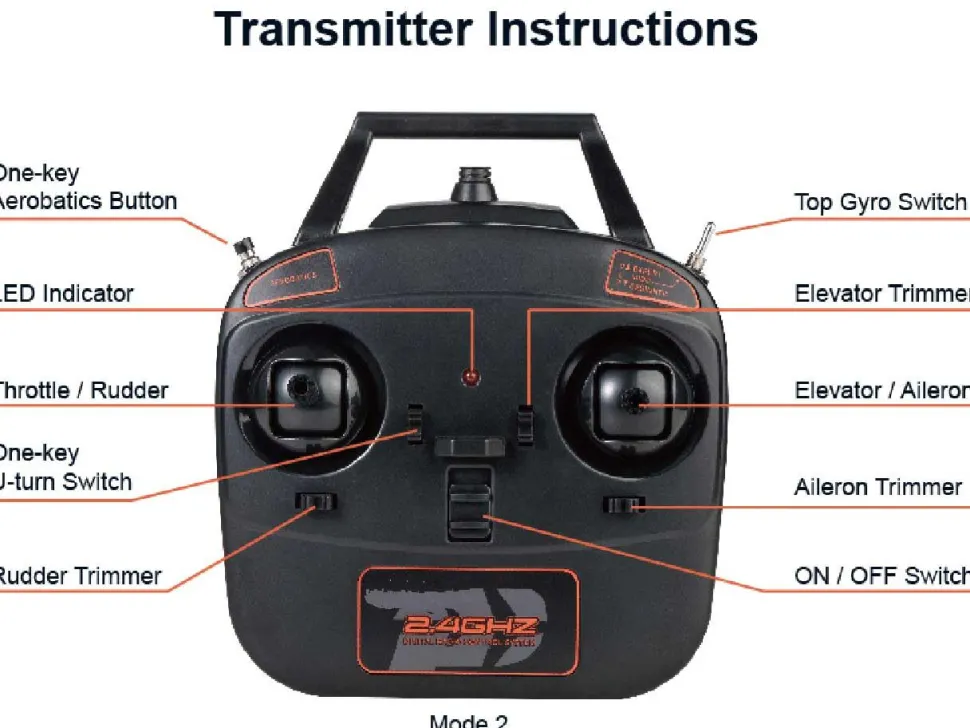 P51 Mustang RTF 450 mm - Pichler