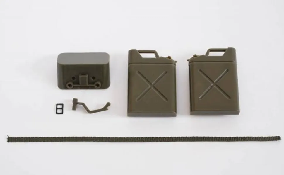 Pack Bidons d'essence Jeep Willys 1/12 - RocHobby