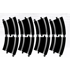 Pack extension de circuit de voiture n°6 : Rails Courbes - Scalextric