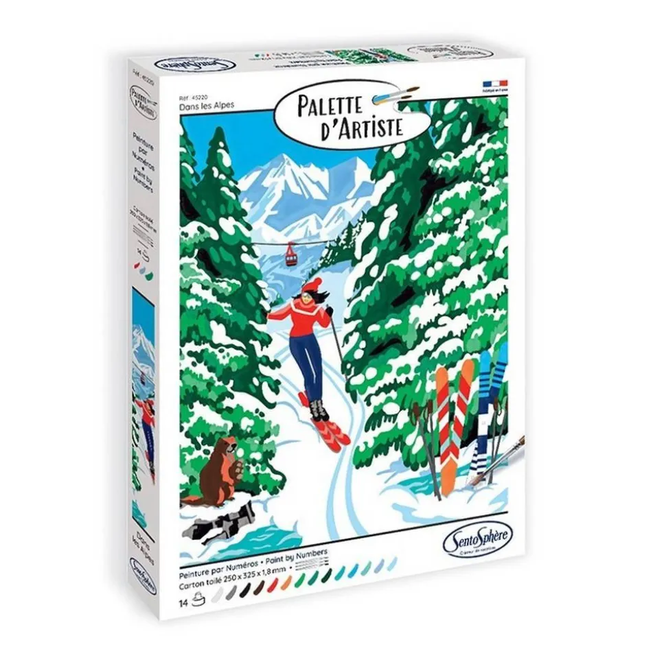 PALETTE D'ARTISTE - Dans les Alpes - Sentosphère