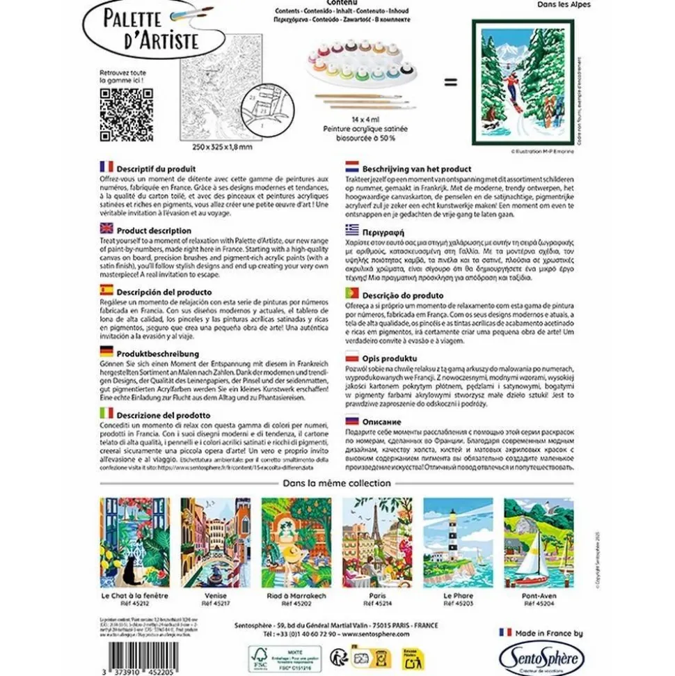 PALETTE D'ARTISTE - Dans les Alpes - Sentosphère