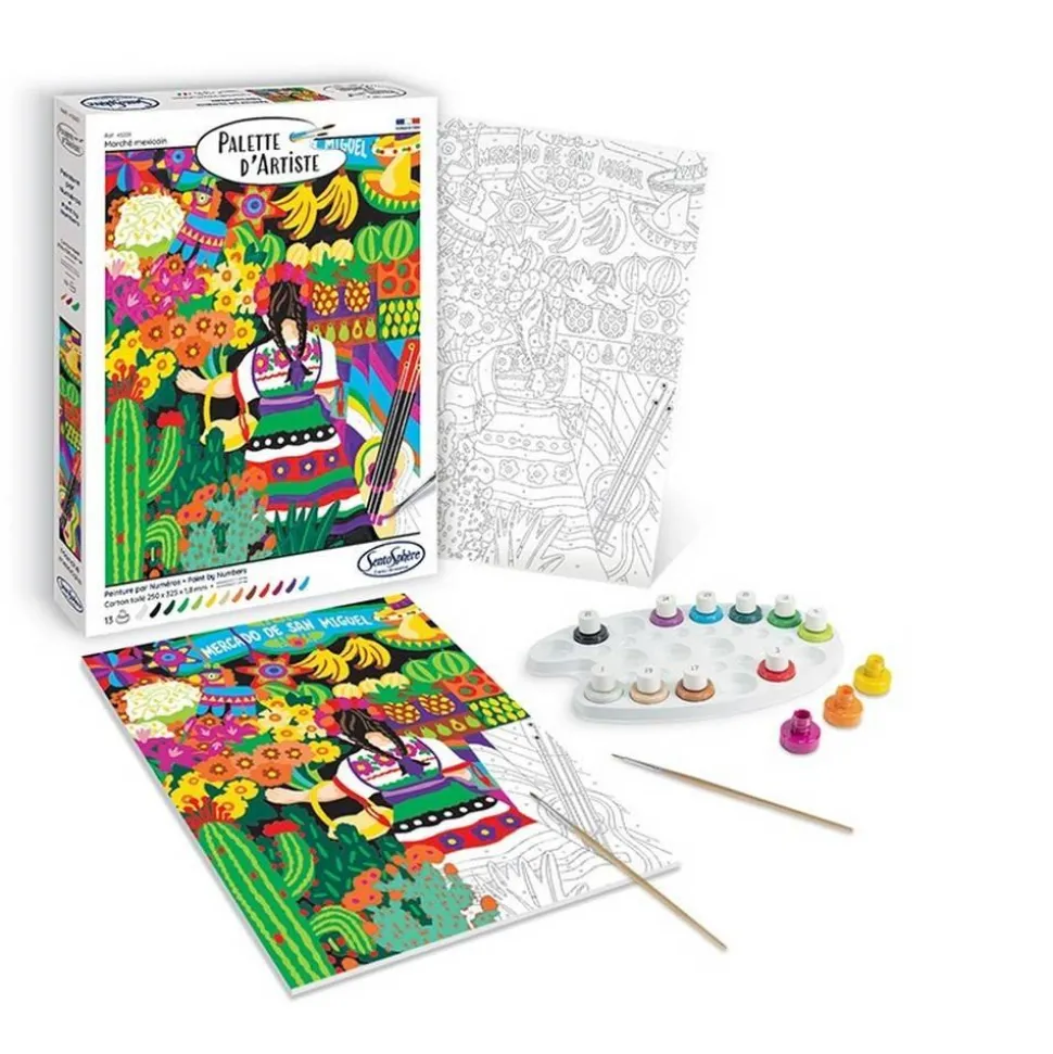 PALETTE D'ARTISTE - Marché mexicain - Sentosphère