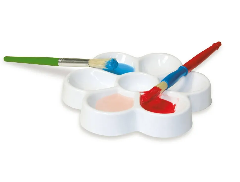 Palette fleurs pour le mélange des couleurs Ø 18 cm - Eduplay