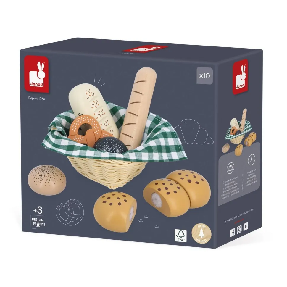 Panier Boulangerie Mamie Soleil - Janod