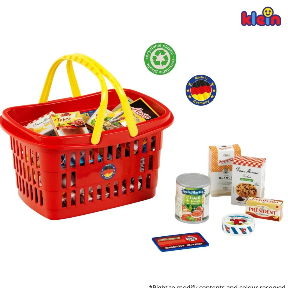 Panier de courses garni de produits français - Klein