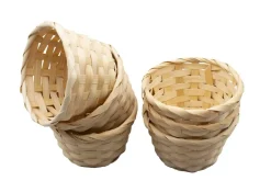 Paniers en bambou naturels, set de 6 - Eduplay