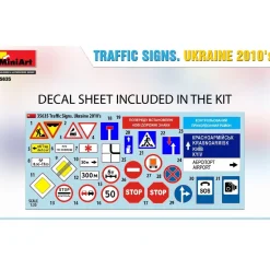 Panneaux de signalisation Ukraine 2010 – 1:35 - Mini Art