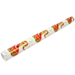 Papier cadeau largeur 50 cm : Père Noël et son traîneau - Beaumont