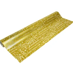 Papier cadeau largeur 50 cm : Doré - Beaumont