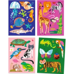 Papier marbré : Colorful - Djeco