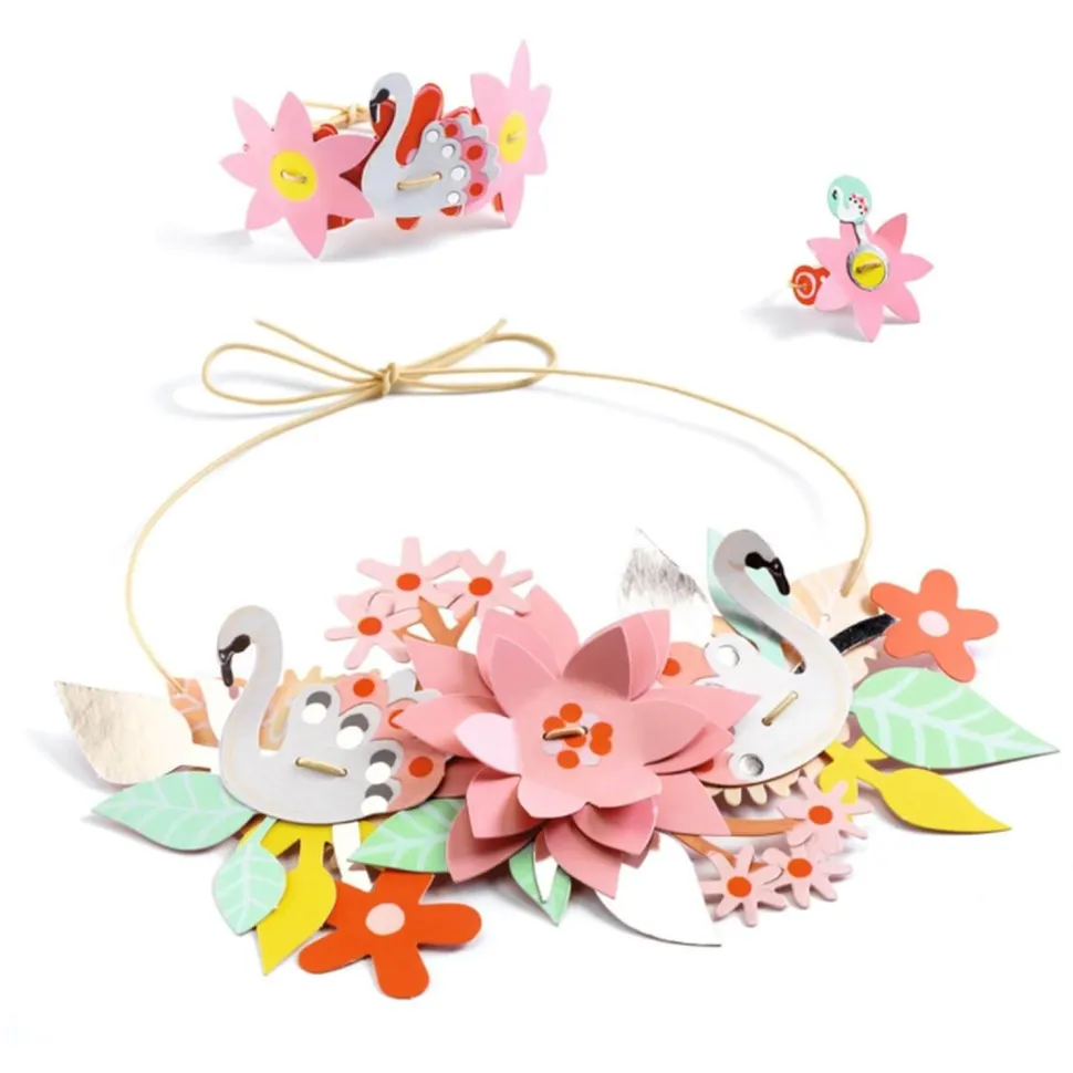 Parures de bijoux à créer : Gaité colorée - Djeco