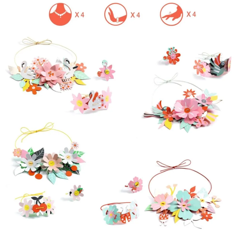 Parures de bijoux à créer : Gaité colorée - Djeco