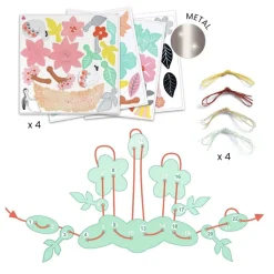 Parures de bijoux à créer : Gaité colorée - Djeco