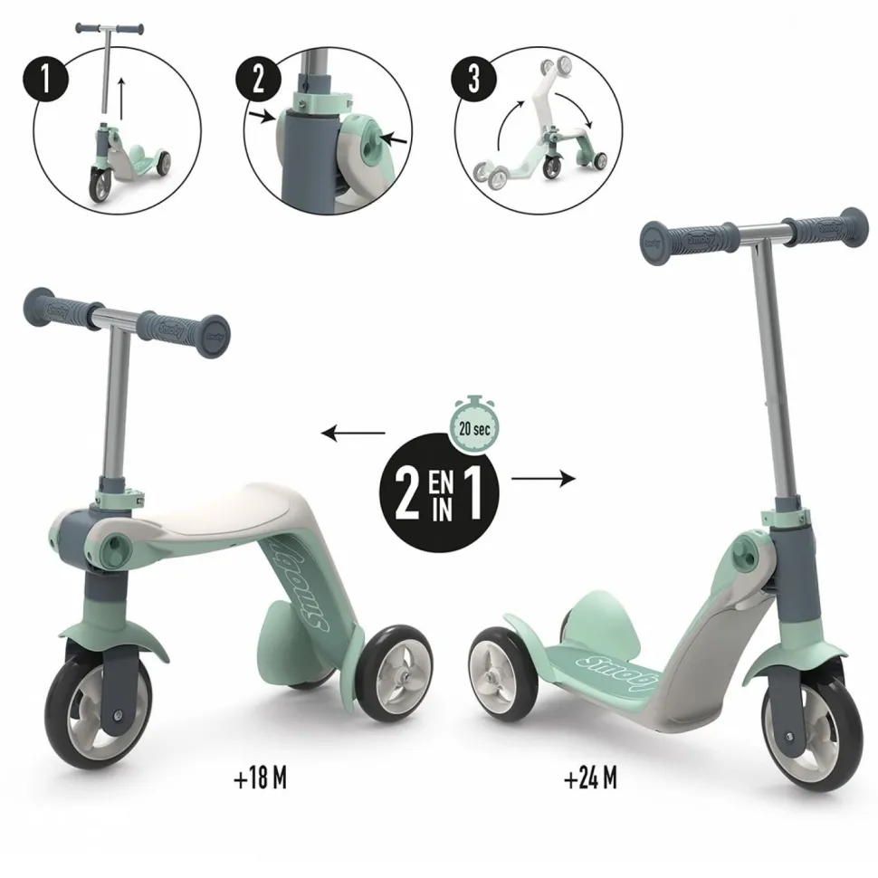 Patinette Reversible 2 En 1 - Smoby