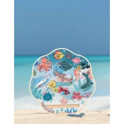 Pêche à la ligne magnétique en bois : Les océans - Vilac