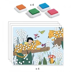 Peindre avec ses doigts : Touché - Djeco