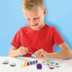 Peindre des galets et autocollants - SES Creative