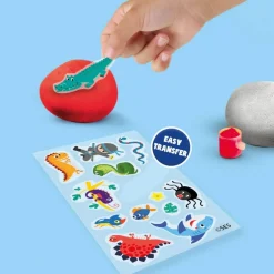 Peindre des galets et autocollants - SES Creative