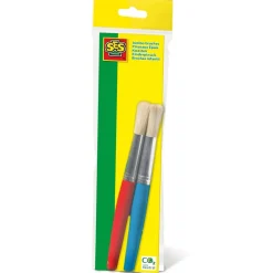 Peinture à doigts 2 pinceaux épais - SES Creative