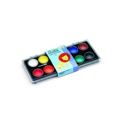 Peinture 12 pastilles gouache classique - Djeco
