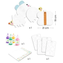 PEINTURE : Peinture à doigts magique - Petites formes - Djeco