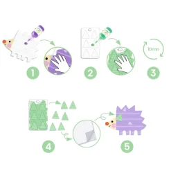 PEINTURE : Peinture à doigts magique - Petites formes - Djeco