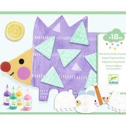 PEINTURE : Peinture à doigts magique - Petites formes - Djeco