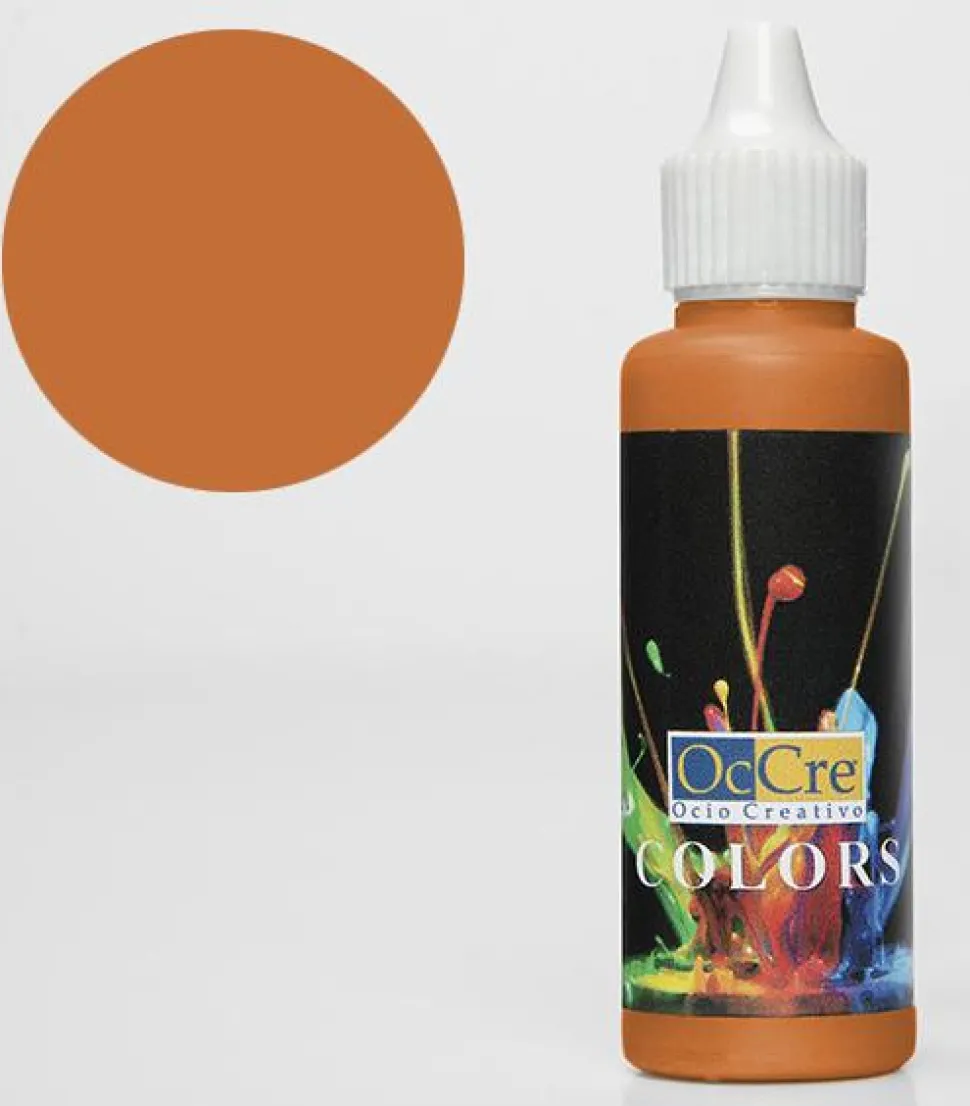 Peinture acrylique 30ml Orange - OCCRE