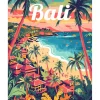 Peinture au numéro : Affiche de voyage Bali - sans châssis en bois - Figured'Art