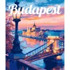 Peinture au numéro : Affiche de voyage Budapest - sans châssis en bois - Figured'Art