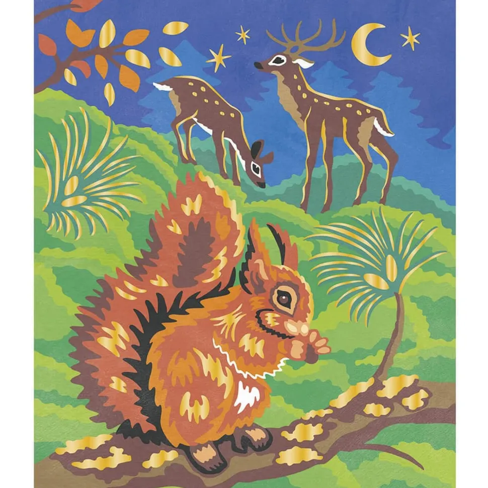 Peinture Au Numéro : Animaux De La Forêt - Janod