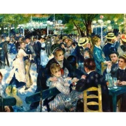 Peinture au numéro : Bal du Moulin de la Galette Renoir - sans châssis en bois - Figured'Art