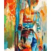 Peinture au numéro : Beauté en couleurs - sans châssis en bois - Figured'Art