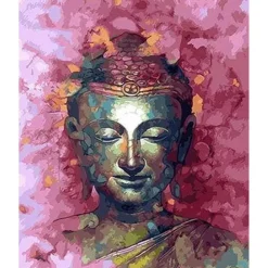 Peinture au numéro : Bouddha précieux - sans châssis en bois - Figured'Art