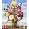 Peinture au numéro : Bouquet de Fleurs - Ambrosius Bosschaert - toile tendue sur châssis - Figured'Art