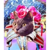 Peinture au numéro : Chat Mardigras - sans châssis en bois - Figured'Art