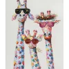 Peinture au numéro : Famille Girafes Pop art - sans châssis en bois - Figured'Art