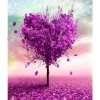 Peinture au numéro : l'arbre Coeur - sans châssis en bois - Figured'Art