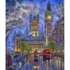 Peinture au numéro : Londres dans la Pénombre - sans châssis en bois - Figured'Art